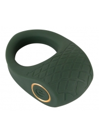 Зеленое эрекционное виброкольцо Luxurious Vibro Cock Ring - Orion - в Красногорске купить с доставкой