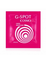 Стимулирующий интимный крем для женщин Cosmo G-spot - 2 гр. - Биоритм - купить с доставкой в Красногорске