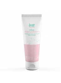 Лубрикант на водной основе Vibe Sensation с клубничным вкусом и легким вибрирующим эффектом - 50 гр. - INTT - купить с доставкой в Красногорске