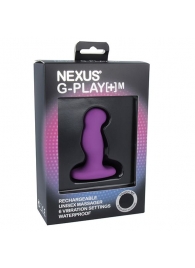 Фиолетовая вибровтулка Nexus G-Play+ M - Nexus Range - в Красногорске купить с доставкой
