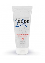 Лубрикант на водной основе Just Glide Strawberry с ароматом клубники - 200 мл. - Orion - купить с доставкой в Красногорске
