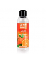 Массажное масло Sexy Sweet Fresh Orange с ароматом апельсина и феромонами - 75 мл. - Биоритм - купить с доставкой в Красногорске