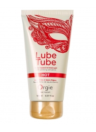 Интимный гель на водной основе Lube Tube Hot с разогревающим эффектом - 150 мл. - ORGIE - купить с доставкой в Красногорске