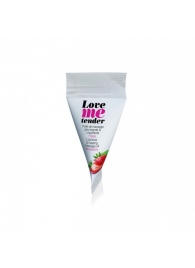 Съедобное согревающее массажное масло Love Me Tender Strawberry с ароматом клубники - 10 мл. - Love to Love - купить с доставкой в Красногорске