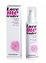 Съедобное согревающее массажное масло Love Me Tender Cotton Candy с ароматом сладкой ваты - 100 мл. - Love to Love - купить с доставкой в Красногорске