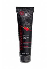 Интимный гель на водной основе Lube Tube Strawberry с клубничным вкусом - 100 мл. - ORGIE - купить с доставкой в Красногорске