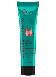 Съедобный интимный гель Orgie Lube Tube Cocktail Strawberry Mojito - 100 мл. - ORGIE - купить с доставкой в Красногорске