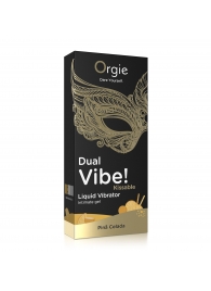 Съедобный гель Dual Vibe Pina Colada с эффектом вибрации и вкусом коктейля пина колада - 15 мл. - ORGIE - купить с доставкой в Красногорске