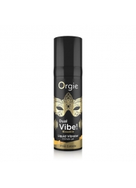 Съедобный гель Dual Vibe Pina Colada с эффектом вибрации и вкусом коктейля пина колада - 15 мл. - ORGIE - купить с доставкой в Красногорске