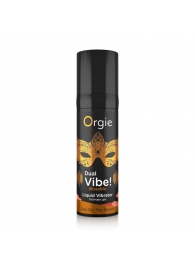 Съедобный гель Dual Vibe Sex On The Beach с эффектом вибрации и вкусом коктейля «секс на пляже» - 15 мл. - ORGIE - купить с доставкой в Красногорске
