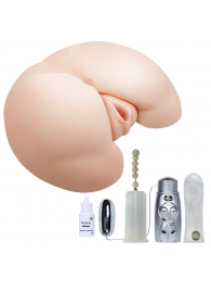 Вибрирующий мастурбатор-попка с ротацией и пультом управления - Baile - в Красногорске купить с доставкой