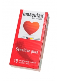 Презервативы Masculan Sensitive plus - 10 шт. - Masculan - купить с доставкой в Красногорске