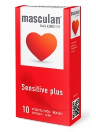 Презервативы Masculan Sensitive plus - 10 шт. - Masculan - купить с доставкой в Красногорске