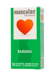 Презервативы анатомической формы Masculan Anatomic - 10 шт. - Masculan - купить с доставкой в Красногорске