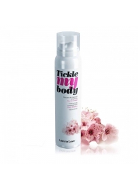 Массажная хрустящая пенка Tickle My Body Cherry Blossom с ароматом вишневого цвета - 150 мл. - Love to Love - купить с доставкой в Красногорске