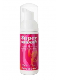 Лубрикант нежнейшая пенка Super Smooth Foaming Intime Lubricant - 50 мл. - Love to Love - купить с доставкой в Красногорске