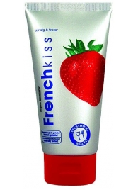 Съедобный лубрикант Frenchkiss с ароматом клубники - 75 мл. - Joy Division - купить с доставкой в Красногорске