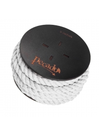 Белая веревка для шибари на катушке - 5 м. - Pecado - купить с доставкой в Красногорске