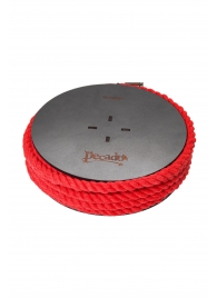 Красная веревка для шибари на катушке - 10 м. - Pecado - купить с доставкой в Красногорске