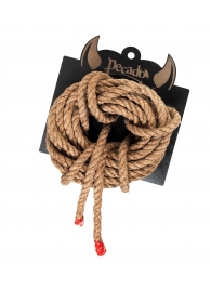 Джутовая веревка для шибари - 5 м. - Pecado - купить с доставкой в Красногорске