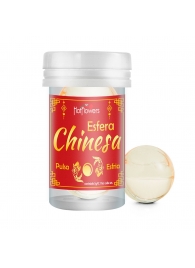 Интимный гель Chinesa Esfera с охлаждающе-пульсирующим эффектом (2 шарика по 3 гр.) - HotFlowers - купить с доставкой в Красногорске