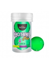 Лубрикант на силиконовой основе Hot Ball Plus с покалывающим эффектом (2 шарика по 3 гр.) - HotFlowers - купить с доставкой в Красногорске