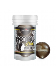 Анальный лубрикант на масляной основе Hot Ball Plus Conforto (2 шарика по 3 гр.) - HotFlowers - купить с доставкой в Красногорске