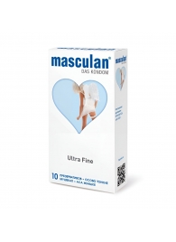 Ультратонкие презервативы Masculan Ultra Fine с обильной смазкой - 10 шт. - Masculan - купить с доставкой в Красногорске