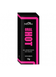 Гель для оральных ласк Oral Hot с согревающим эффектом - 15 гр. - HotFlowers - купить с доставкой в Красногорске