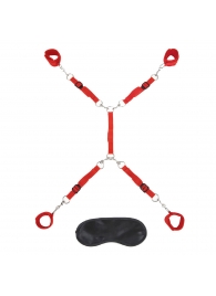 Красная фиксация на матрас Classic Bedspreader - Lux Fetish - купить с доставкой в Красногорске