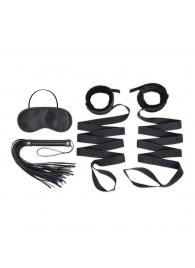 Эротический набор 4PC Bondage Bed Strap   Flogger Kit - Lux Fetish - купить с доставкой в Красногорске