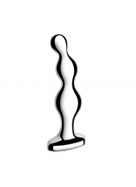 Стальной анальный фаллоимитатор для простаты Stainless Steel Anal Beads - 13 см. - b-Vibe - в Красногорске купить с доставкой