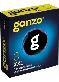 Презервативы увеличенного размера Ganzo XXL - 3 шт. - Ganzo - купить с доставкой в Красногорске