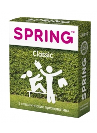 Классические презервативы SPRING CLASSIC - 3 шт. - SPRING - купить с доставкой в Красногорске