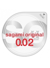 Ультратонкий презерватив Sagami Original - 1 шт. - Sagami - купить с доставкой в Красногорске