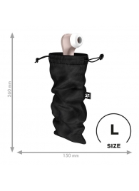Черный мешочек для хранения игрушек Treasure Bag L - Satisfyer - купить с доставкой в Красногорске
