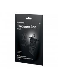 Черный мешочек для хранения игрушек Treasure Bag L - Satisfyer - купить с доставкой в Красногорске