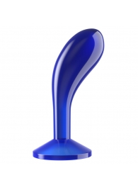 Синяя анальная втулка Flawless Clear Prostate Plug 6.0 - 15 см. - Lovetoy - в Красногорске купить с доставкой