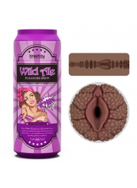 Коричневый мастурбатор-вагина Pleasure Brew Masturbator-Wild Ale в банке - Lovetoy - в Красногорске купить с доставкой