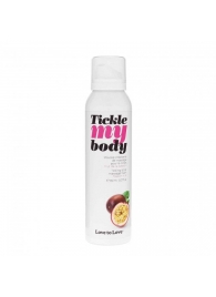 Массажная хрустящая пенка Tickle my body с ароматом маракуйи - 150 мл. - Love to Love - купить с доставкой в Красногорске