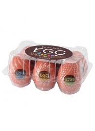 Набор из 6 мастурбаторов-яиц Tenga Egg Variety Pack V - Tenga - в Красногорске купить с доставкой