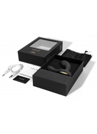 Чёрный перезаряжаемый стимулятор простаты Bruno Black - Lelo - в Красногорске купить с доставкой