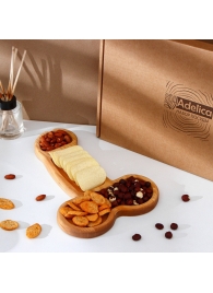 Деревянное блюдо для подачи в форме члена (32,5 х 20 х 1,7 см) - Сима-Ленд - купить с доставкой в Красногорске