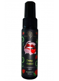 Спрей для горла Deep Throat с десенсибилизирующим эффектом и вкусом клубники - 50 мл. - БиоМед - купить с доставкой в Красногорске