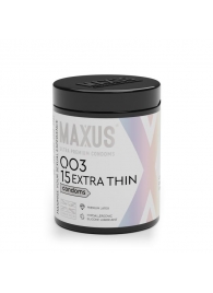 Экстремально тонкие презервативы MAXUS 003 Extra Thin - 15 шт. - Maxus - купить с доставкой в Красногорске