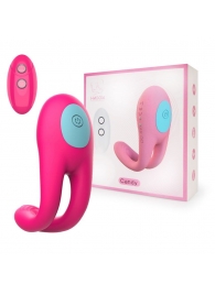 Розовое виброкольцо с пультом ДУ - I-MOON - в Красногорске купить с доставкой