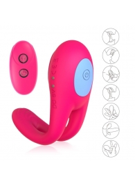 Розовое виброкольцо с пультом ДУ - I-MOON - в Красногорске купить с доставкой