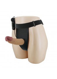 Полый вибрострапон на регулируемых трусиках Draven - 17,5 см. - Baile - купить с доставкой в Красногорске