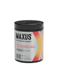 Анатомические презервативы MAXUS Sensual - 15 шт. - Maxus - купить с доставкой в Красногорске