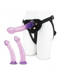 Тренировочный набор с тремя насадками Pegging Training Set - Lux Fetish - купить с доставкой в Красногорске